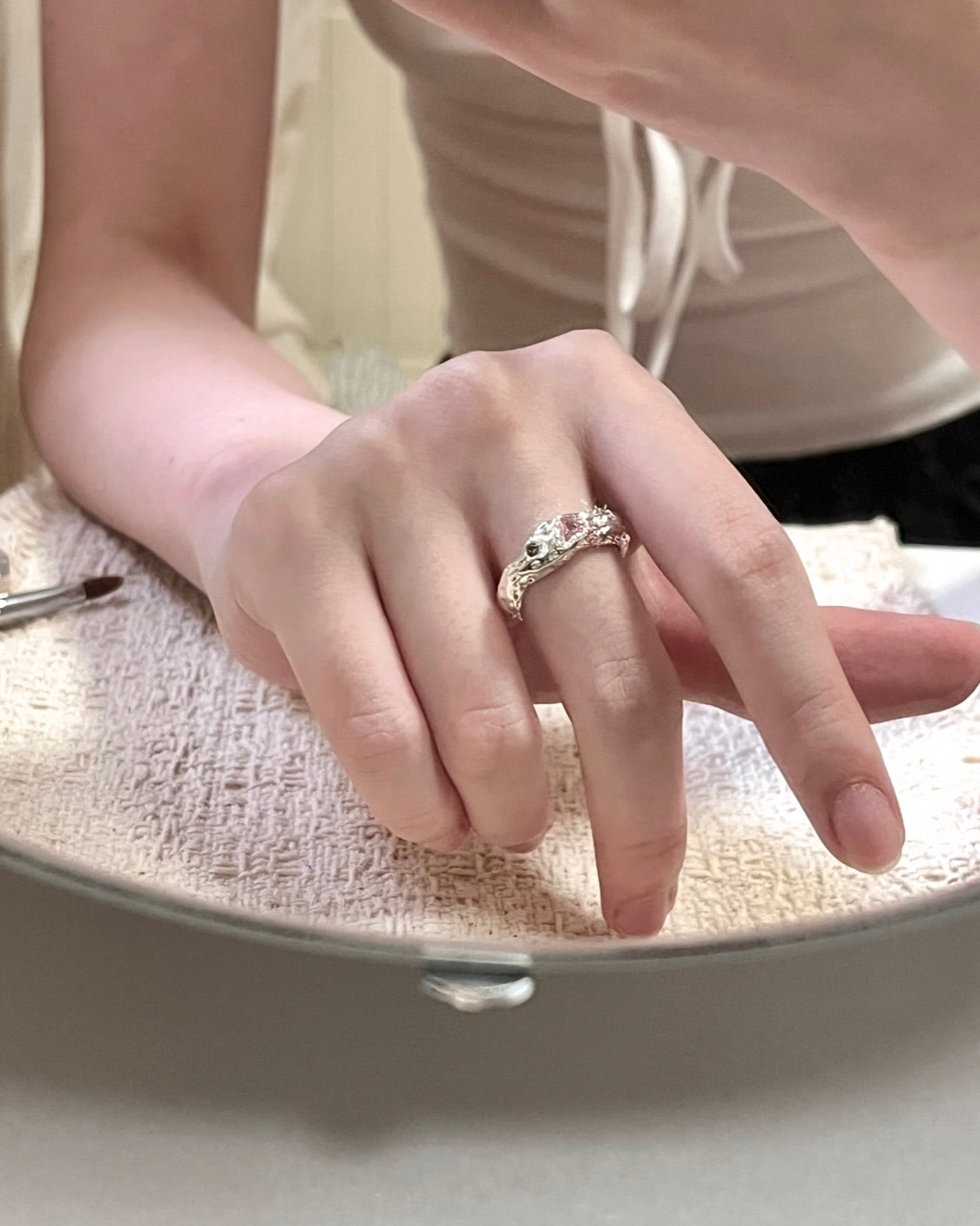 Molten Love Gemstone Ring