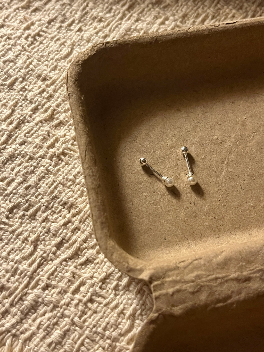 [999銀針適合長期配戴養耳洞|店主最愛!]Mini Pearl Earstuds