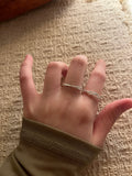 [層次感疊帶戒指set!]Interlace Ring Set