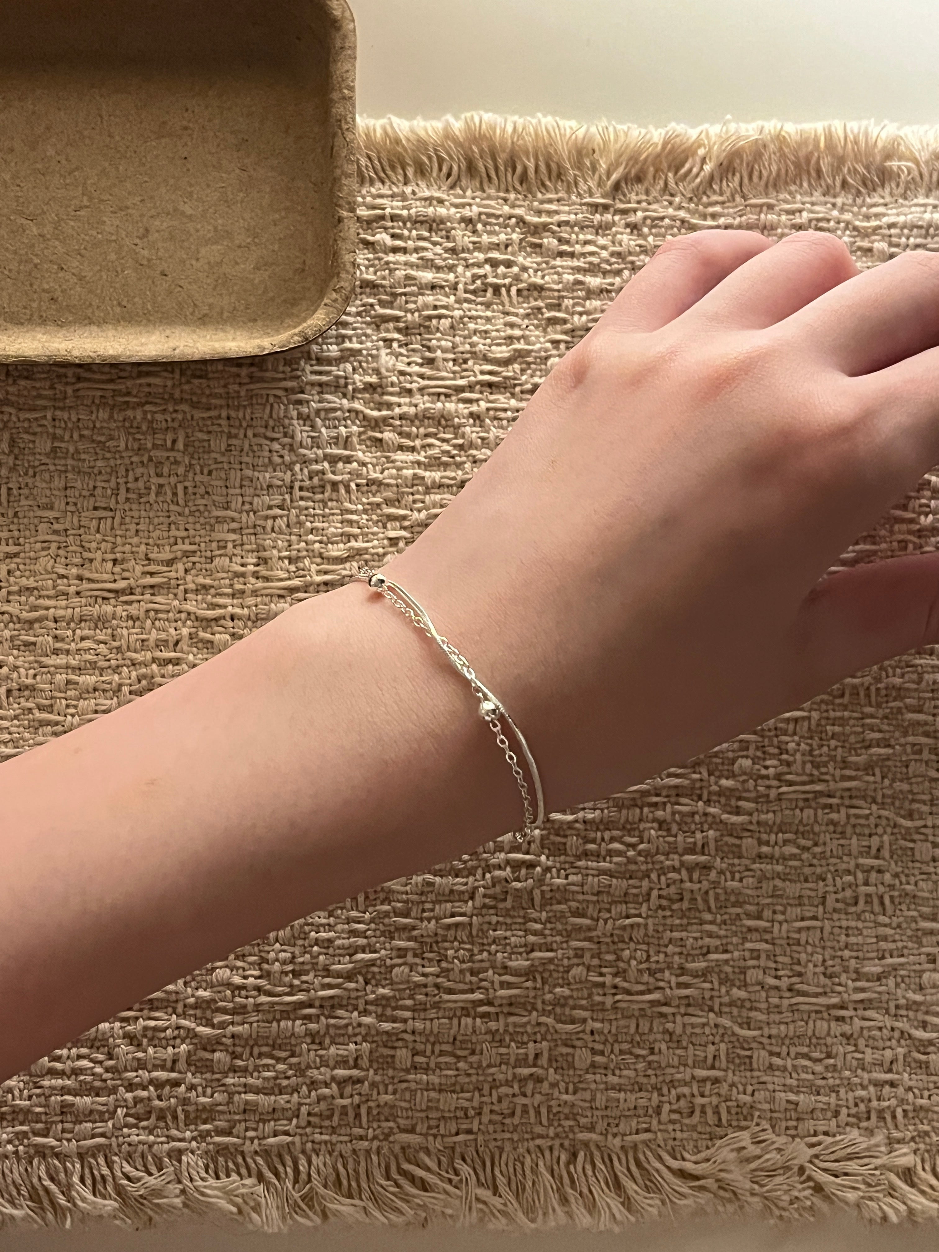 [兩種戴法!]Dual Layered Fluid Bracelet