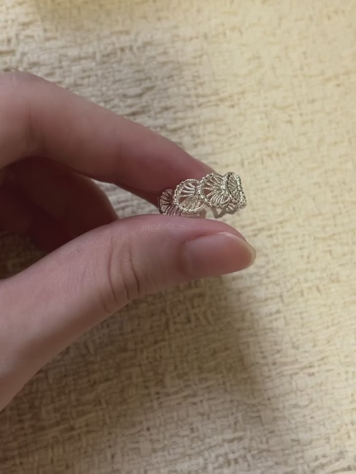 Vintage Romance Lace Ring